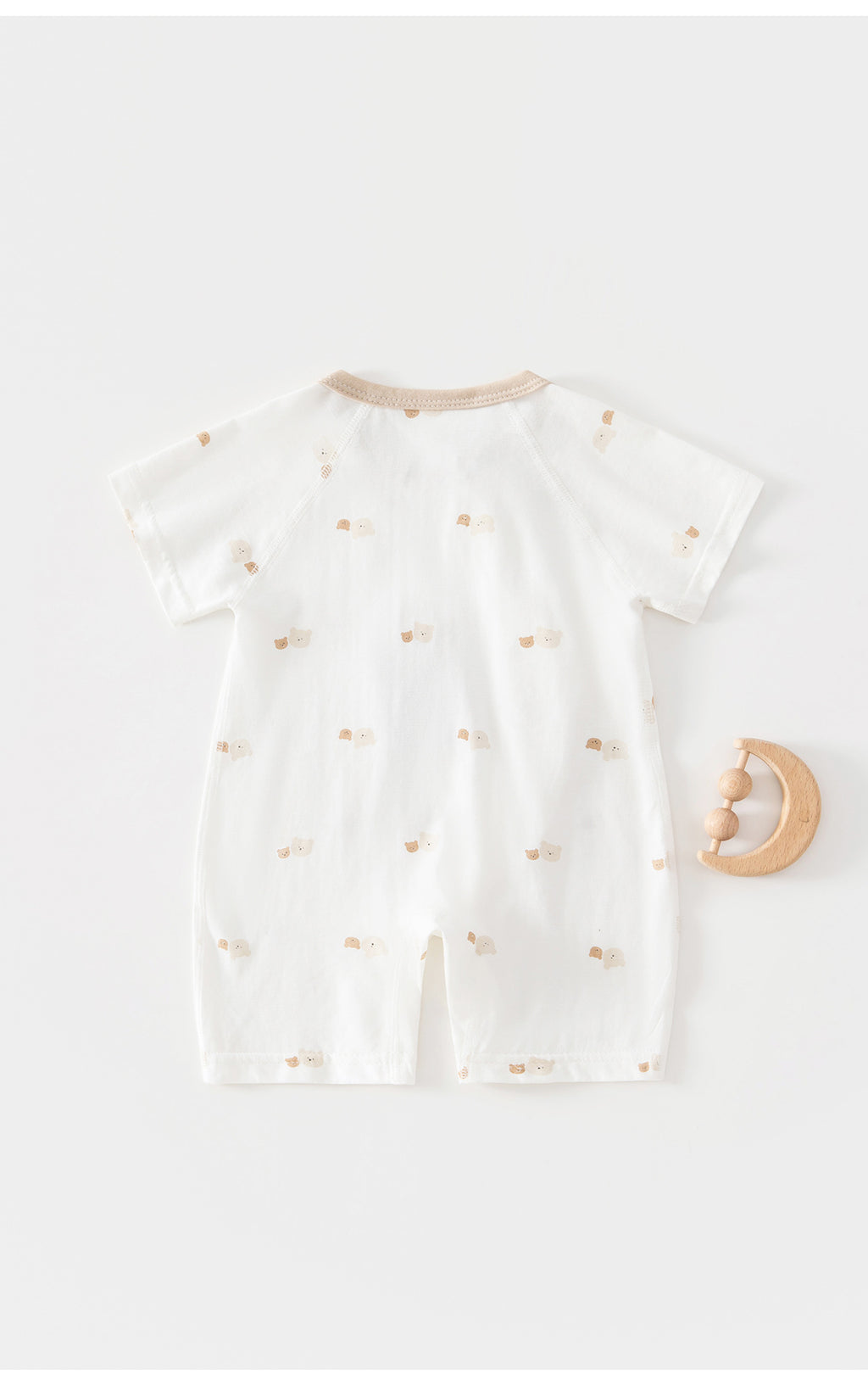 Baby's Jumpsuit Summer Thin Newborn Short-sleeved Kayak Cotton Summer Cool Feeling Class A Newborn Baby Clothes