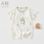 0-12 Months Baby Clothes Summer Summer Thin Baby One-piece Clothes Men's And Women's Short-sleeved Hassan Climbing Summer Clothes