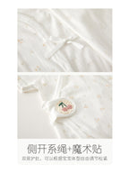 Newborn Baby Romper, Class A, Summer Thin Onesie, Baby’s Triangular Bodysuit, Short-sleeved Monk-style Outfit, Pajamas.