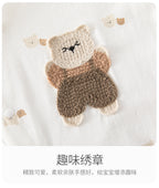 Baby's Jumpsuit Summer Thin Newborn Short-sleeved Kayak Cotton Summer Cool Feeling Class A Newborn Baby Clothes