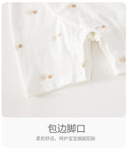 Baby's Jumpsuit Summer Thin Newborn Short-sleeved Kayak Cotton Summer Cool Feeling Class A Newborn Baby Clothes