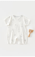 0-12 Months Baby Clothes Summer Summer Thin Baby One-piece Clothes Men's And Women's Short-sleeved Hassan Climbing Summer Clothes