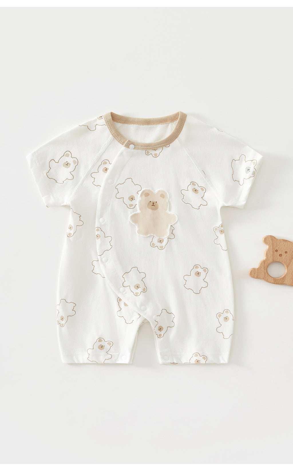0-12 Months Baby Clothes Summer Summer Thin Baby One-piece Clothes Men's And Women's Short-sleeved Hassan Climbing Summer Clothes
