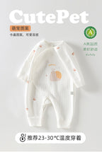 Newborn Baby Clothes Spring And Autumn Newborn Pure Cotton Boneless Butterfly Harper Baby Monk Clothes Autumn Baby Jumpsuit