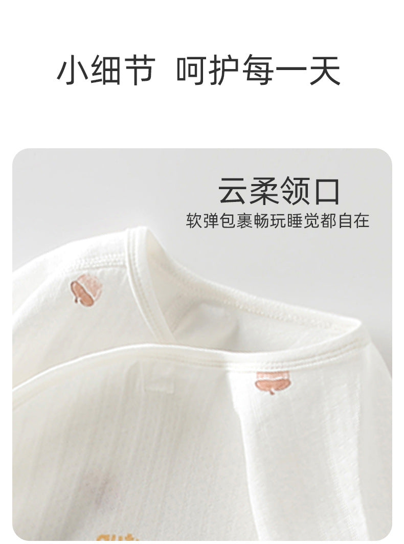 Newborn Baby Clothes Spring And Autumn Newborn Pure Cotton Boneless Butterfly Harper Baby Monk Clothes Autumn Baby Jumpsuit