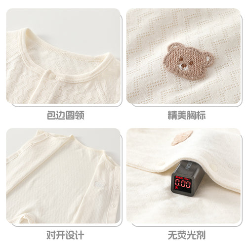 Baby Clothes, Summer Thin-style Pajamas For Newborns And Infants, Outdoor Short-sleeve Air-conditioning Rompers For Boys And Girls, Summer Onesies.