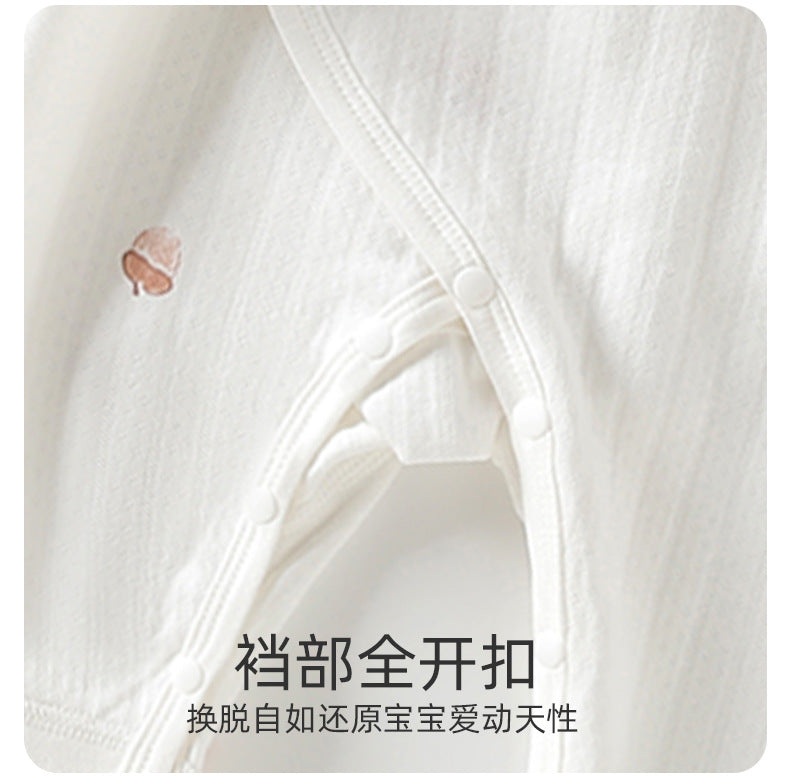 Newborn Baby Clothes Spring And Autumn Newborn Pure Cotton Boneless Butterfly Harper Baby Monk Clothes Autumn Baby Jumpsuit