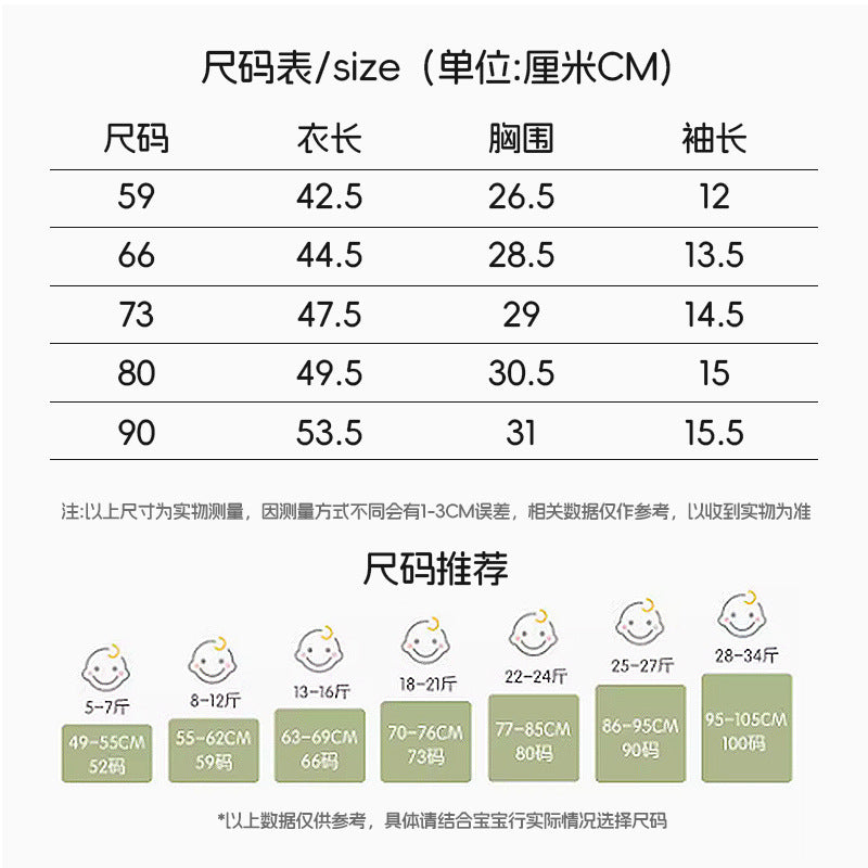 Baby Clothes, Summer Thin-style Pajamas For Newborns And Infants, Outdoor Short-sleeve Air-conditioning Rompers For Boys And Girls, Summer Onesies.