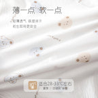 Newborn Baby Jumpsuit Summer Thin Khai Climbing Clothes Baby Ultra-thin Summer Long Sleeve Summer Air Conditioning Clothes Pajamas