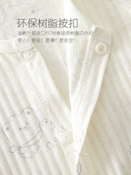 Newborn Baby Summer Thin Pure Cotton Jumpsuit For Boys And Girls Baby's Hatshirt Climbing Wear Breathable Mesh Long Sleeve Air-conditioning Suit