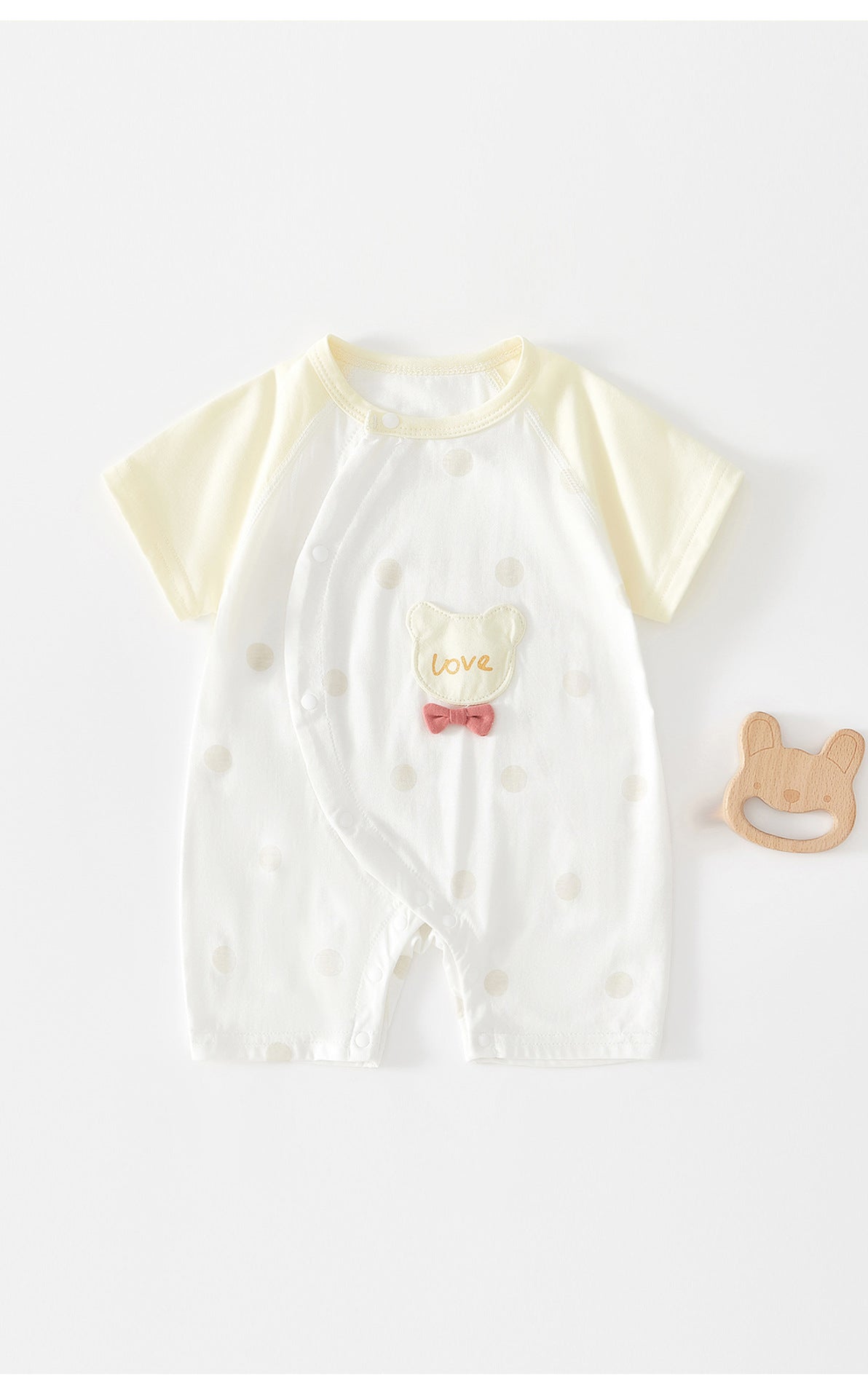 Baby Romper, Summer Thin Cotton Short-sleeve Bodysuit For Infants, Unisex Newborn Clothing, Class A Short-sleeved Crawling Suit.