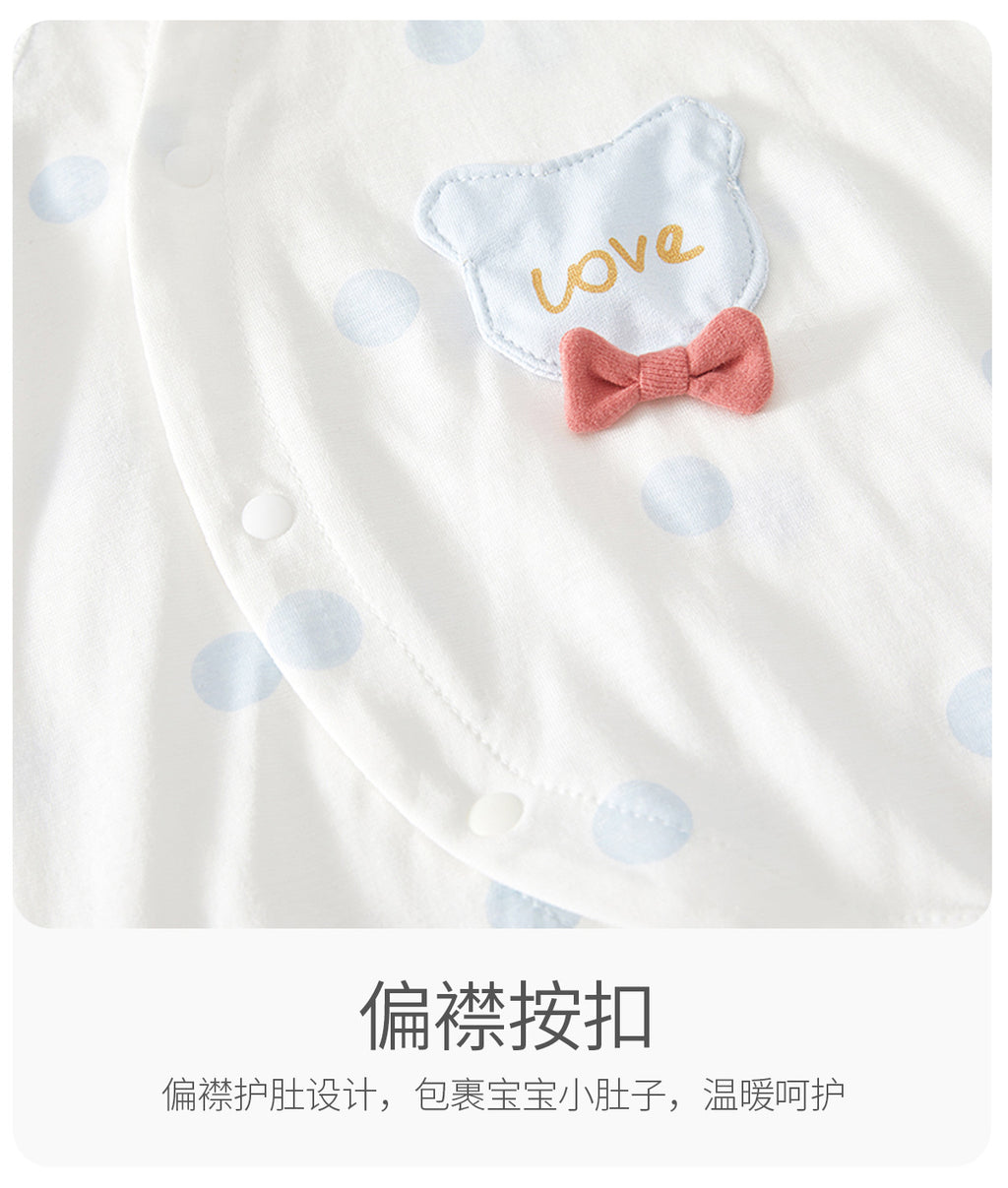 Baby Romper, Summer Thin Cotton Short-sleeve Bodysuit For Infants, Unisex Newborn Clothing, Class A Short-sleeved Crawling Suit.